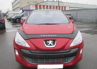 Купить Дефлектор капота мухобойка Peugeot 308 2008- 5363 Дефлекторы капота Peugeot