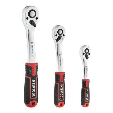 Купить Набор инструментов 1/2" & 3/8" & 1/4", 126 ед., Cr-V STORM INTERTOOL ET-8126 77867 Наборы инструментов