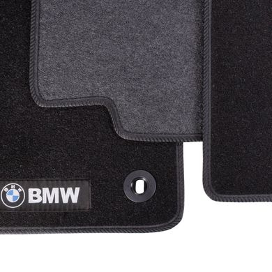 Купить Коврики в салон ворсовые для BMW 3 (E46) 1998-2005 Черные комплект 5 шт 27887 Коврики для Bmw
