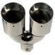 Купить Насадка на глушитель двойная Vitol 250 x 2-89 x 64 мм Хром (НГ-0260) 60169 Насадки на глушитель - 3 фото из 3