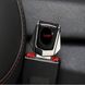 Купити Заглушка ременя безпеки з логотипом Audi Темний хром 1 шт 39468 Заглушки ременя безпеки - 4 фото из 6