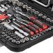 Купить Набор инструментов 1/2" & 3/8" & 1/4", 126 ед., Cr-V STORM INTERTOOL ET-8126 77867 Наборы инструментов - 8 фото из 11