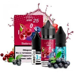 Купити Piдина Самозаміс Flavorlab Love IT 30ml 25мг Blueberry Cherry Чорниця Вишня 79826 Рідини FL