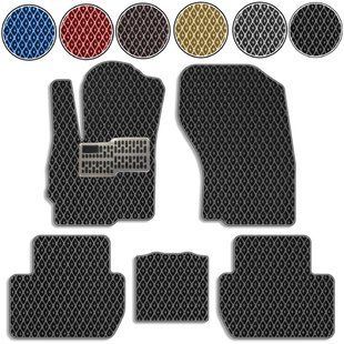 Купити Килимки в салон EVA для Mitsubishi Outlander XL 2007-2012 (Металевий підп'ятник) Чорні 5 шт 62925 Килимки для Mitsubishi
