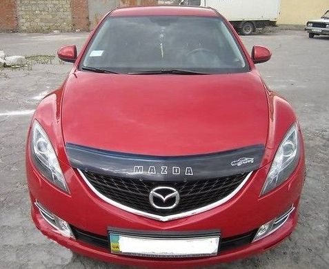 Купить Дефлектор капота мухобойка Mazda 6 2008-2012 1047 Дефлекторы капота Mazda