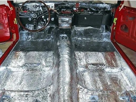 Купити Авто Шумоізоляція фольгований Soft Metal Армований 6 мм 1000 х 500 мм 1 шт 65679 Шумовіброізоляція
