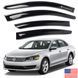 Купити Дефлектори вікон вітровики Volkswagen Passat B7 NMS USA 2011-2017 Скотч 3M (Voron Glass) VV13411 96487 Дефлектори вікон Volkswagen