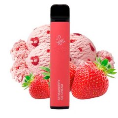 Купити Flavors Класический 1500pf Strawberry ice cream Полуничне Морозиво 66902 Одноразові POD системи