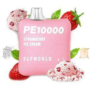 Купити ЕІf Ваг World PE10000 POD 5% Strawberry Ice Cream Полуниця Морозиво (Підряджається) 83481 Одноразові системи