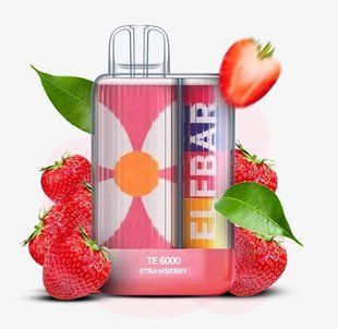 Купити ЕІf Ваг TE6000 POD 5% Оригінал Strawberry Полуниця (Підряджається) 65857 Одноразові системи