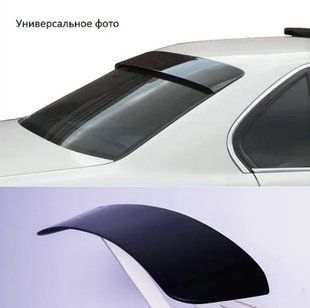 Купить Cпойлер заднего стекла козырек Fly для Mitsubishi Lancer IX 2003-2007 (c заворотом) 32793 Спойлеры на заднее стекло