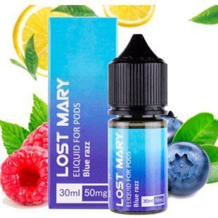Купить Lost Mary жидкость от ElfLiq 30 ml BlueRazz Голубая Малина 86810 Жидкости от EL