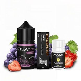 Купить Жидкость Chaser Самозамес Mix ULTRA 30ml Клубника Виноград 74739 Жидкости от CH