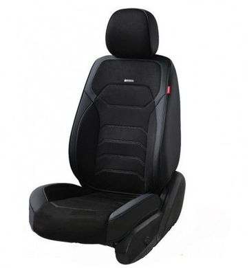 Купить Авточехлы накидки для сидений 5D Алькантара Экокожа Elegant VERONA комплект Черные (700 146) 39611 Накидки для сидений Premium (Алькантара)
