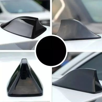 Купити Антенна декоративна акулій плавець на дах авто (Активна Радіоантена) 175 x 53 мм Синя 96625 Антени