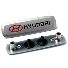 Купити Емблема шильдик Hyundai для автомобільних килимків Алюміній 1 шт 60779 Емблеми шильдики Підп'ятники для автокилимків