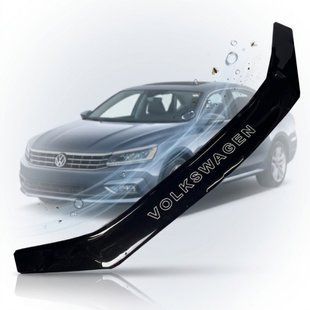 Купити Дефлектор капота мухобойка Volkswagen Passat B8 NMS 2015-2020 USA Voron Glass (MV12115) 101288 Дефлектори капота Volkswagen