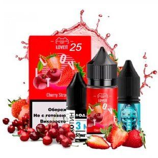 Купити Piдина Самозаміс Flavorlab Love IT 30ml 25мг Cherry Strawberry Вишня Полуниця 79827 Рідини FL