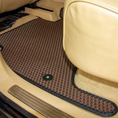 Купить Коврики в салон EVA для Volkswagen Touareg I 2002-2010 с подпятником Бежевые 5 шт 68098 Коврики для Volkswagen