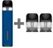 Купить Многоразовый набор Mini (Картриджей 0.8 ОМ 3 шт) Синий 66335 Стартовые Наборы POD (Жидкость и Картриджи) - 1 фото из 6