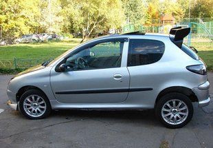 Купить Дефлекторы окон ветровики Peugeot 206 3d 1998- 4522 Дефлекторы окон Peugeot
