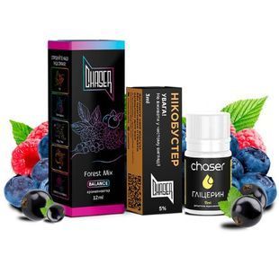 Купити Piдина Chaser Самозаміс Black ULTRA 30ml Forest Mix 66989 Рідини від CH