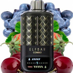Купить ЕІf Ваг Combo 20000 Blueberry Sour Raspberry & Cherry Черника Малина & Вишня 80986 Одноразовые системы