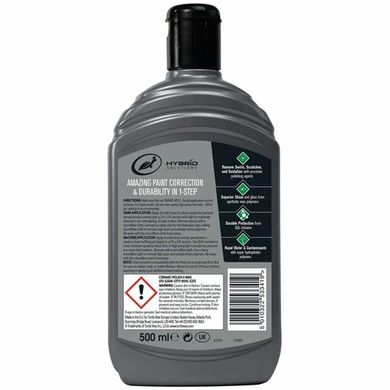 Купить Керамический восковый полироль для кузова Turtle Wax Hybrid Solutions Ceramic Polish & Wax 500 мл 33757 Полироли кузова воск - жидкое стелко - керамика