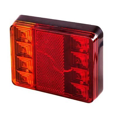 Купити LED Задній ліхтар квадратний 58LED 12V/ 120 х 95 х 23 мм 2 шт (BL-64908) 95081 Ліхтарі передні, задні, причіп