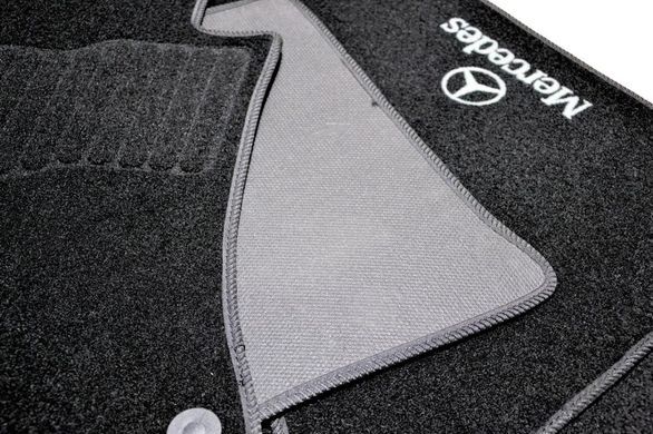 Купити Килимки в салон ворсові для Mercedes E212 2009-2013 Чорні 5 шт 32991 Килимки для Mercedes-Benz