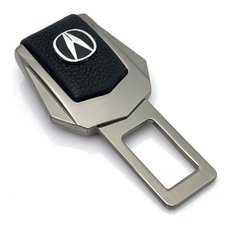 Купить Заглушка ременя безпеки з логотипом Acura Темный хром 1 шт 39472 Заглушки ремня безопасности