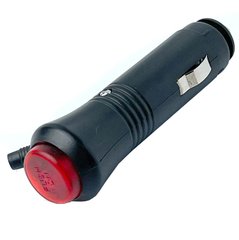 Купити Прикурювання-Штекер 85 мм з кнопкою On/Off 1 шт 57462 Зарядний пристрій - USB Адаптери - Розгалужувачі - FM Модулятори