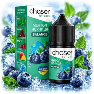 Купить Chaser жидкость 30 ml 50 mg Balance Черника с ментолом 66561 Жидкости от CH