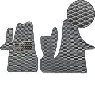 Купить Коврики в салон EVA для Volkswagen T5 / T6 2003-2015 (Металлический подпятник) Серые 2 шт 62525 Коврики для Volkswagen