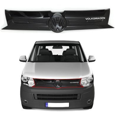 Купити Зимова Накладка на решітку радіатора Volkswagen T5 T6 2010- FLY Глянець Voron Glass 8133 Зимові накладки на решітку радіатора
