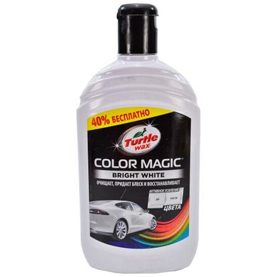 Купити Білий поліроль із тефлоном для кузова Turtle Wax Color Magic PTFE 500 мл 33758 Поліролі кузова віск - рідке стелко - кераміка