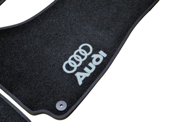 Купити Килимки в салон ворсові для Audi A4 (B8) 2008–2015 Чорні 5 шт 33012 Килимки для Audi