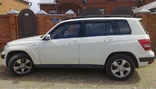 Купить Дефлекторы окон ветровики Mercedes-Benz GLK-Class (X204) 2008-2015 1102 Дефлекторы окон Mercedes-Benz