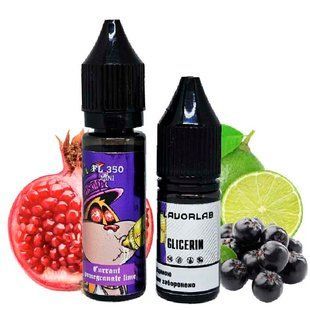 Купити Piдина Самозаміс Flavorlab FL350 Mini 15ml Currant Pomegranate lime Смородина Гранат Лайм 79616 Рідини FL