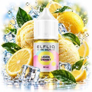 Купить ЕІf Lіq жидкость 30 ml 50 mg Lemon Sherbet Лимонный Щербет 111563 Жидкости от EL