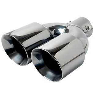 Купити Насадка на глушник Elegant Подвійна Кругла &Oslash; 63 х 2-89 x 245 мм Хром (EL 106 048) 66742 Насадки на глушник