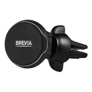 Купити Тримач мобільного телефону Brevia AirClip MagButton Посилений Магнітний 4 Магніта (48200) 86259 Автотримач для телефону на повітропровід