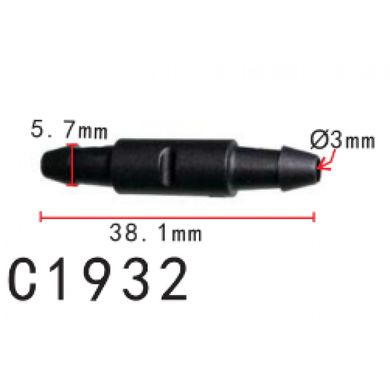 Купить Соединитель для трубок d5.7мм Ford (C1932) 73724 Соединители