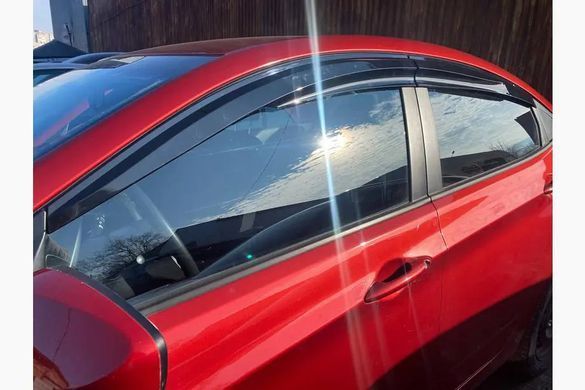 Купить Дефлекторы окон ветровики Hyundai i20 (GB) 2014-2020 4D скотч SunPlex (SP-S-108) 102773 Дефлекторы окон Hyundai