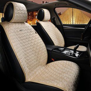 Купити Накидки для передніх сидінь Алькантара Elegant Milano Бежевий 2 шт (700 315) 39646 Накидки для сидінь Premium (Алькантара)