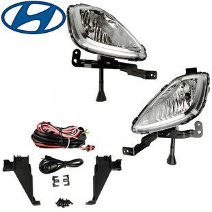 Купити Протитуманні фари для Hyundai Elantra 2011-2014 12V 27W з проводкою (HY-473W) 81537 Протитуманні фари модельні Іномарка