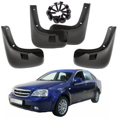 Купити Бризковики для Chevrolet Lacetti 2002-2012 Седан Універсал Комплект 4 шт (BBKEL0321) 83635 Бризговики Chevrolet