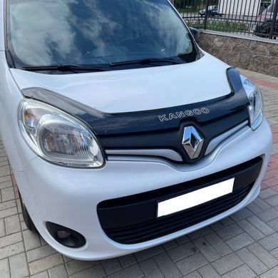 Купити Дефлектор капота мухобійка Renault Kangoo II 2013- Рестайлінг Voron Glass 58904 Дефлектори капота Renault