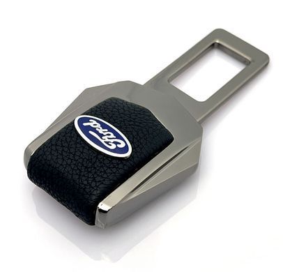 Купити Заглушка ремня безпеки з логотипом Ford Темний хром 1 шт 39474 Заглушки ременя безпеки
