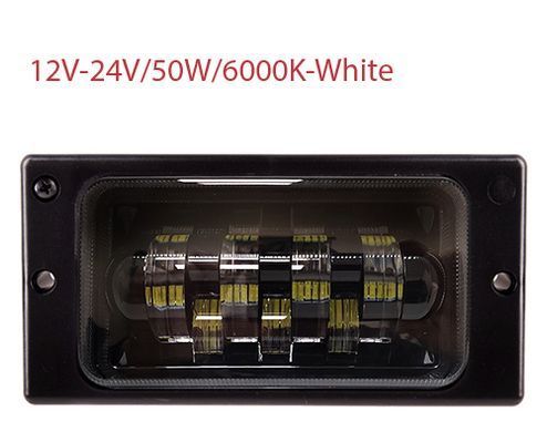 Купить LED Противотуманные фары для Ваз 2110-14 12-24V 50W 7LED-6000K Белый Свет 2 шт (LD-519 L3-W-LED) 95084 Противотуманные фары ВАЗ